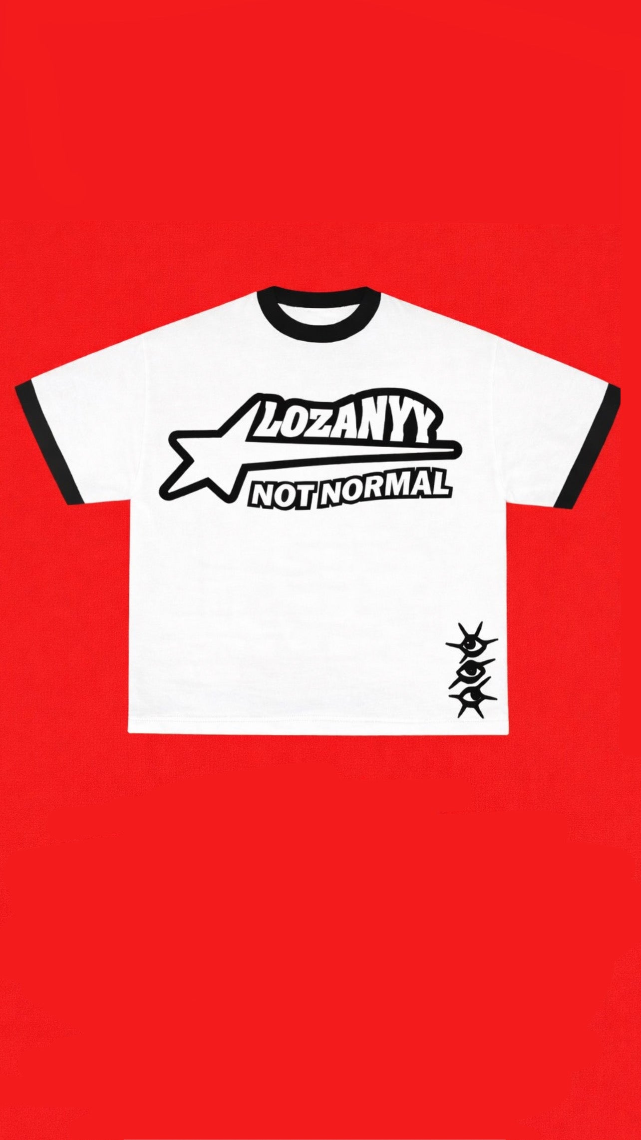 NoT nOrmAl T-shirt (BLACK)